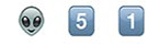 guess the emoji Level 80 Area Fifty One