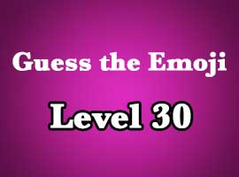 guess the emoji level 30