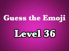 guess the emoji level 36