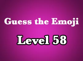 guess the emoji level 58